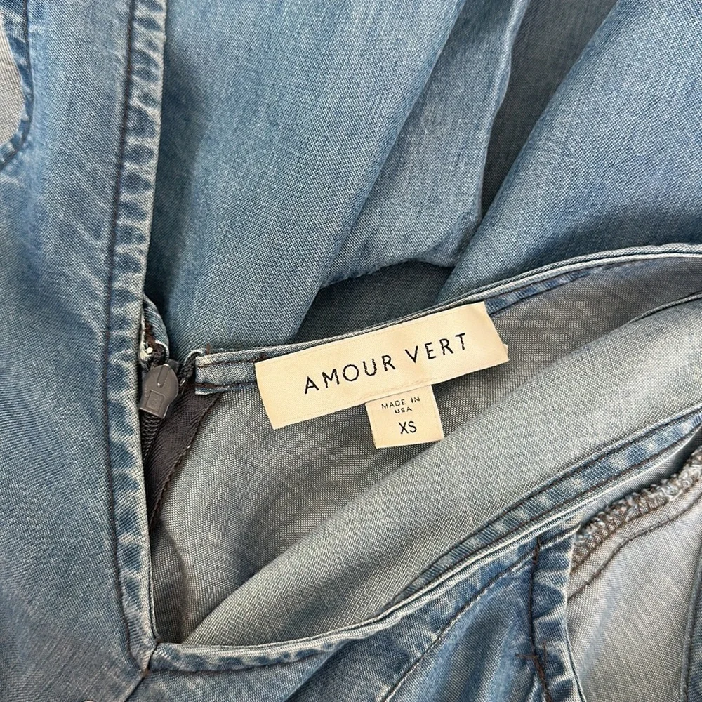 Amour Vert Gisela Chambray Jumpsuit - Picture 10 of 11